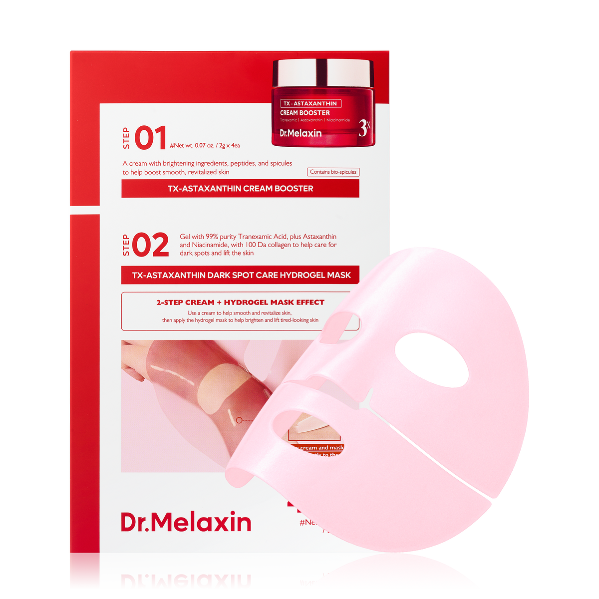 TX Astaxanthin Dark Spot Care Hydrogel Mask 4EA - image 1
