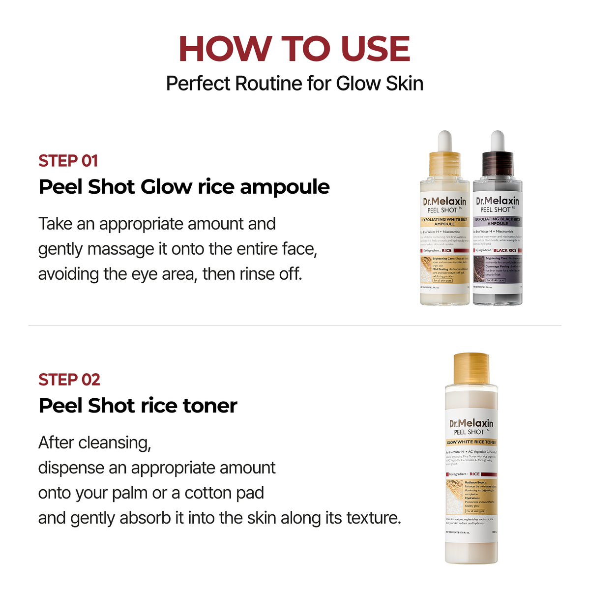 Peel Shot Exfoliating Glow Rice Line - image 8