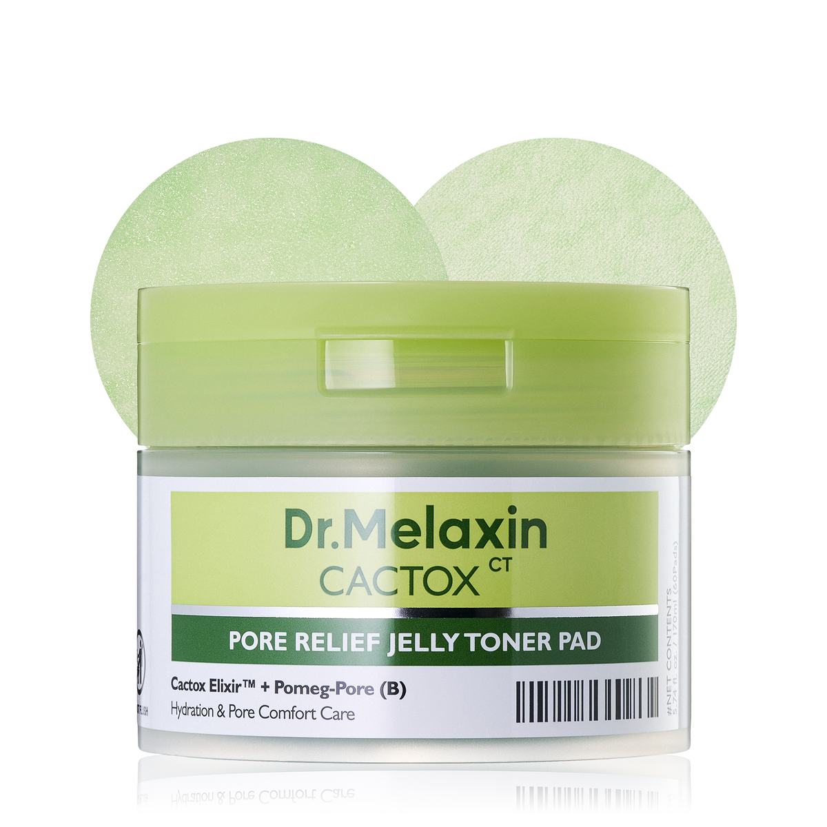 Cactox Pore Relief Jelly Toner 60 Pads - image 1
