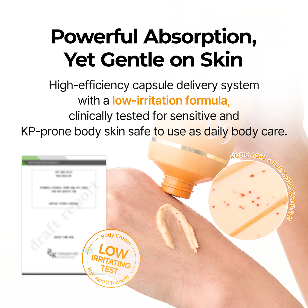 Kojic Acid Turmeric Capsule Body Cream - image 6